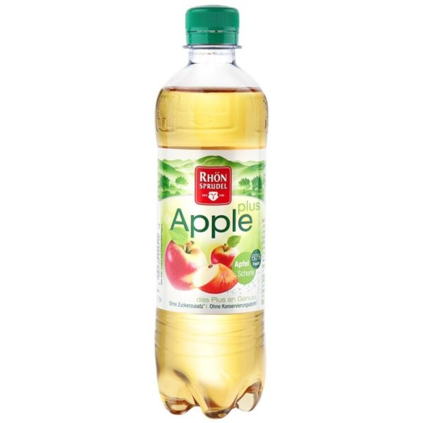 Напиток безалкогольный газированный Rhon Sprudel (Рон Штрудель) с яблочным соком 0,5л. Пластик (6 шт./уп.)