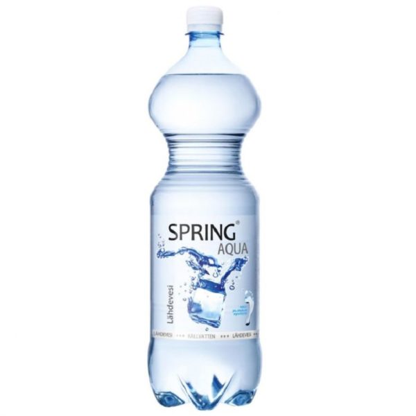 Родниковая питьевая вода без газа Spring Aqua (Спринг Аква) 1,5 л. ПЭТ (6 шт./уп.)