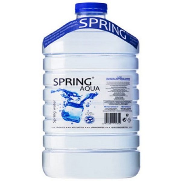 Родниковая питьевая вода без газа Spring Aqua (Спринг Аква) 5,15 л. ПЭТ (1 шт./уп.)