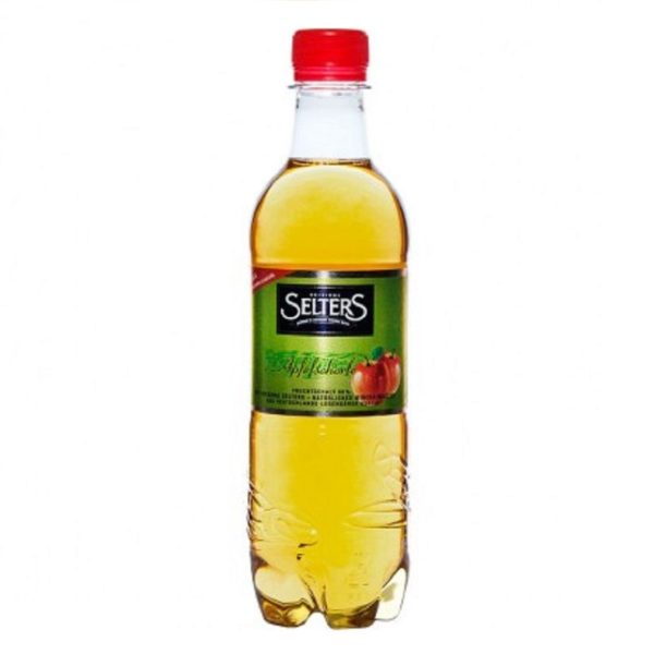 Напиток Selters Apfelschorle (Селтерс) 0,5 л. С яблочным соком ПЭТ (24 шт./уп.)