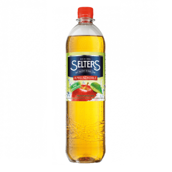 Напиток Selters Apfelschorle (Селтерс) 1 л. С яблочным соком ПЭТ (6 шт./уп.)