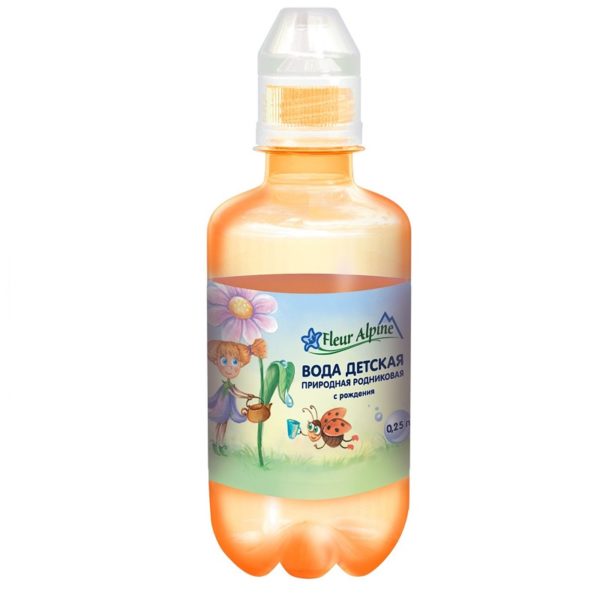 Детская питьевая вода Fleur Alpine (Флер Альпин) 0,25 л. ПЭТ (12 шт./уп.)