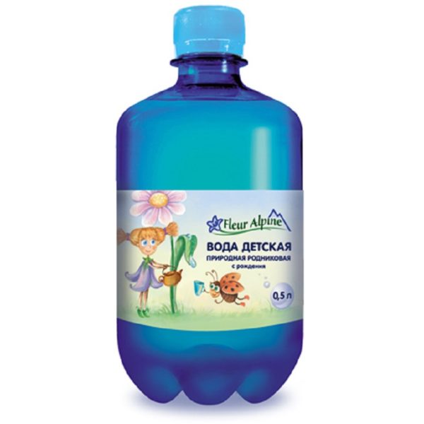 Детская питьевая вода Fleur Alpine (Флер Альпин) 0,5 л. ПЭТ (12 шт./уп.)