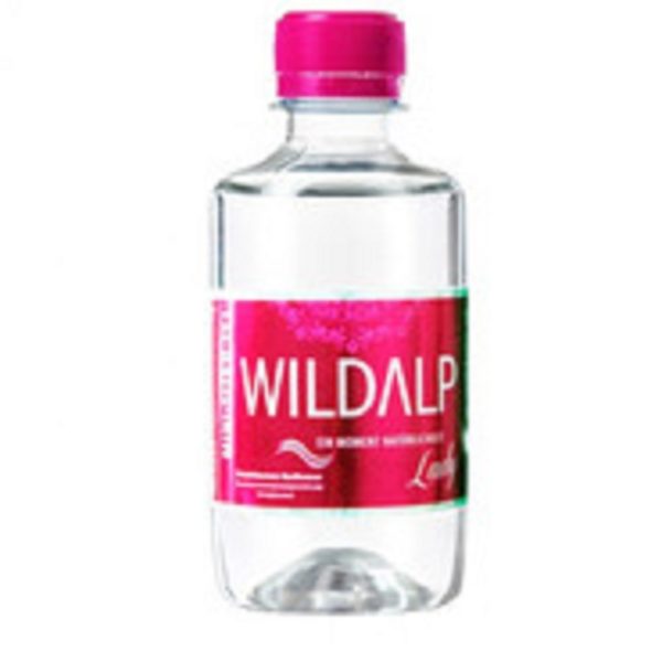 Минеральная вода Wildalp (Вильдальп) 0,25 л. Без газа ПЭТ (12 шт./уп.) Розовая бутылка