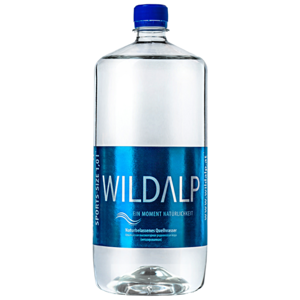 Минеральная вода Wildalp (Вильдальп) 1,0 л. Без газа ПЭТ (6 шт./уп.)