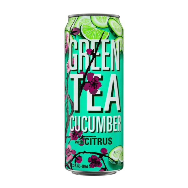 Холодный чай Arizona Cucumber Green Tea (Аризона Зеленый чай с огурцом) 0,68 л. Банка (24 шт./уп.)