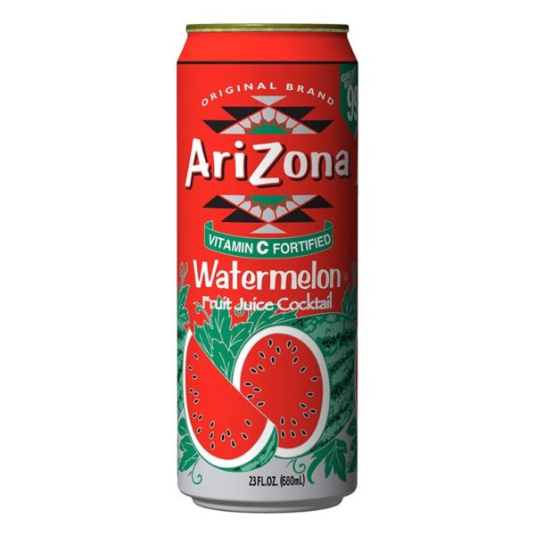 Холодный чай Arizona Watermelon (Аризона Арбуз) 0,68 л. Банка (24 шт./уп.)