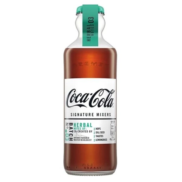 Премиальный газированный напиток к алкоголю Coca-Cola Signature Mixers Herbal Notes (Кока-Кола сигнатура миксер) 0,2 л. стекло (12 шт./уп.) Франция