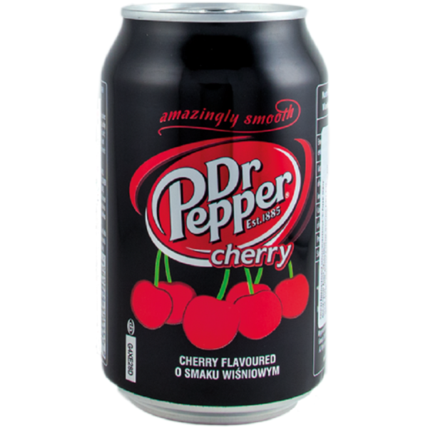 Dr Pepper Cherry (Доктор Пеппер Вишня) 0,33л. Банка (24 шт./уп.)