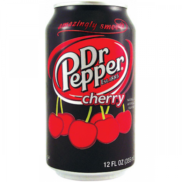Dr Pepper Cherry (Доктор Пеппер Вишня) 0,355 л. Банка (12 шт./уп.)