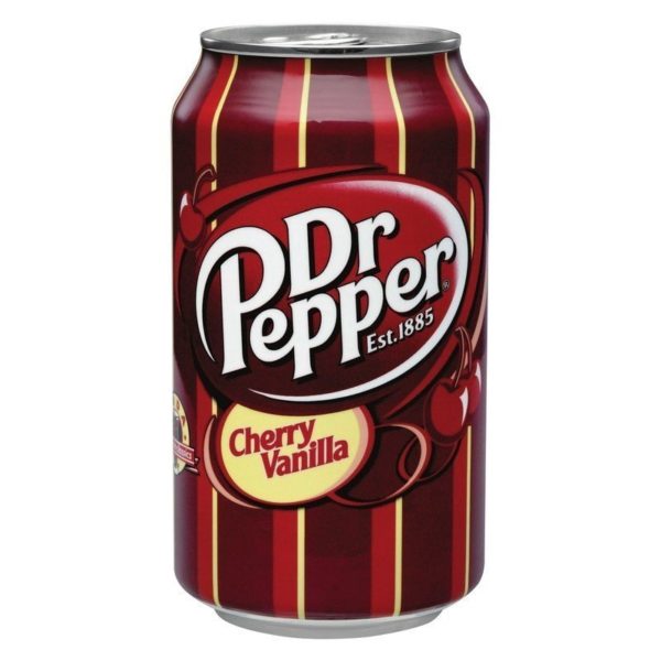 Dr Pepper Cherry Vanilla (Доктор Пеппер Вишня Ваниль) 0,355 л. Банка (12 шт./уп.)