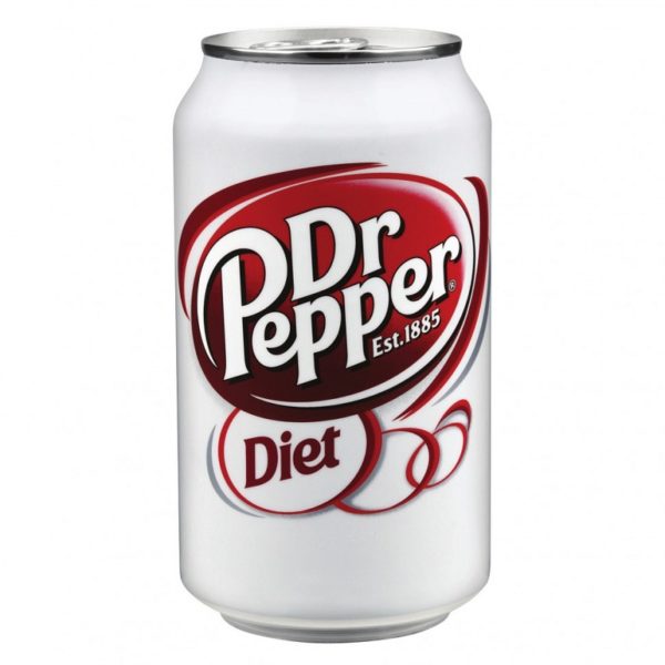 Dr Pepper Diet (Доктор Пеппер Диетическая) 0,33л. Банка (24 шт./уп.)