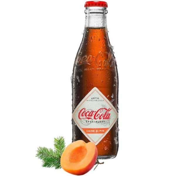 Coca-Cola Specialty Caise Si Pin (Кока-Кола Specialty со вкусом Абрикоса) 0,25 л. стекло (12 шт./уп.) Румыния