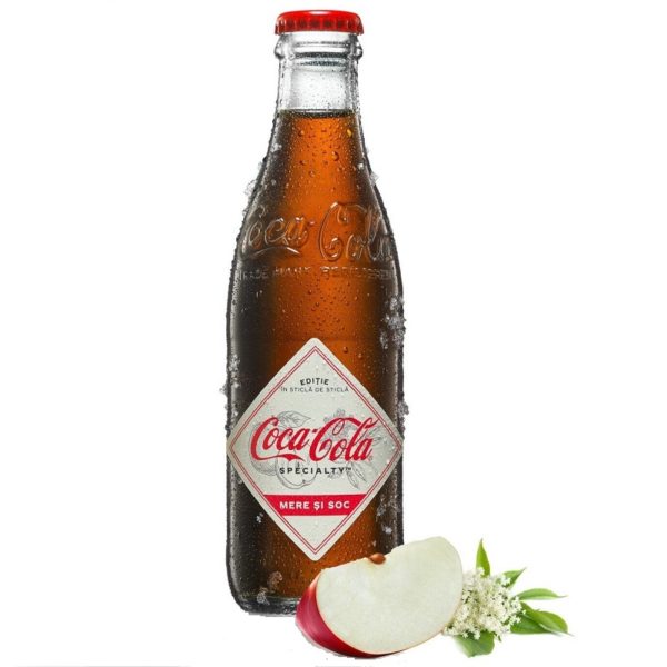 Coca-Cola Specialty Mere Si Soc (Кока-Кола Specialty со вкусом Яблока) 0,25 л. стекло (12 шт./уп.) Румыния