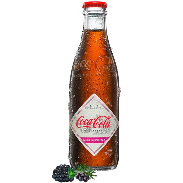 Coca-Cola Specialty Mure Si Ienupar (Кока-Кола Specialty со вкусом Ежевики) 0,25 л. стекло (12 шт./уп.) Румыния