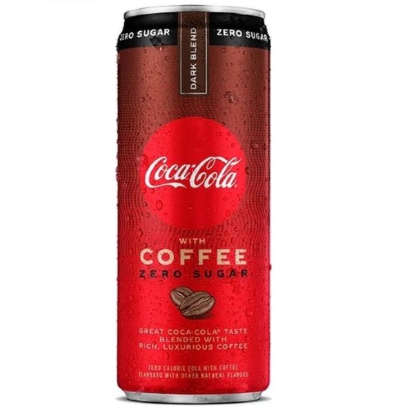 Coca-Cola with Coffee Dark Zero (Кока-Кола Кофе Дарк Зеро) 0,355 л. банка (12 шт./уп.) США