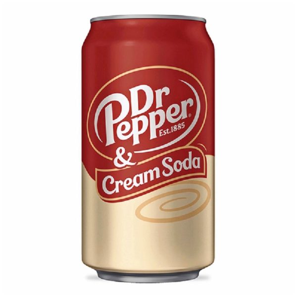 Dr Pepper Cream Soda (Доктор Пеппер Крем Сода) 0,355 л. Банка (12 шт./уп.)