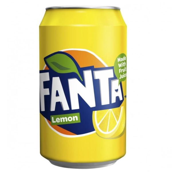 Fanta Lemon (Фанта Лимон) 0,33 л. Банка (24 шт./уп.) Дания
