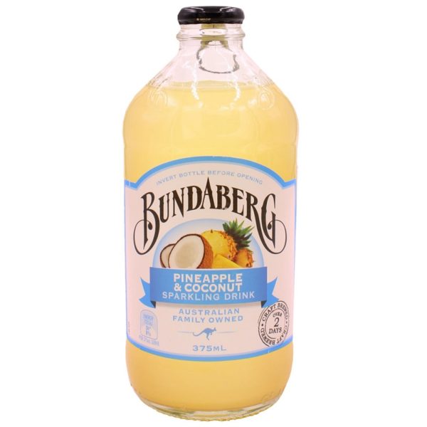 Напиток Bundaberg Pinapple & Coconut (Бундаберг Ананас и Кокос) 0,375 л. стекло (12 шт./уп.)