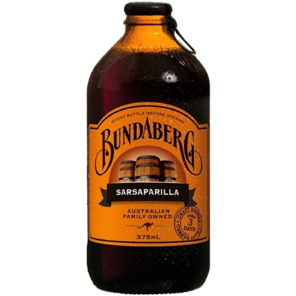 Напиток Bundaberg Sarsaparilla (Бундаберг Сарсапарилла) 0,375 л. стекло (12 шт./уп.)