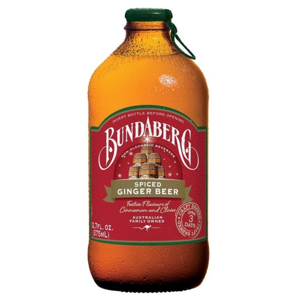 Напиток Bundaberg Spiced Ginger Beer (Бундаберг Пряный имбирный лимонад ) 0,375 л. стекло (12 шт./уп.)
