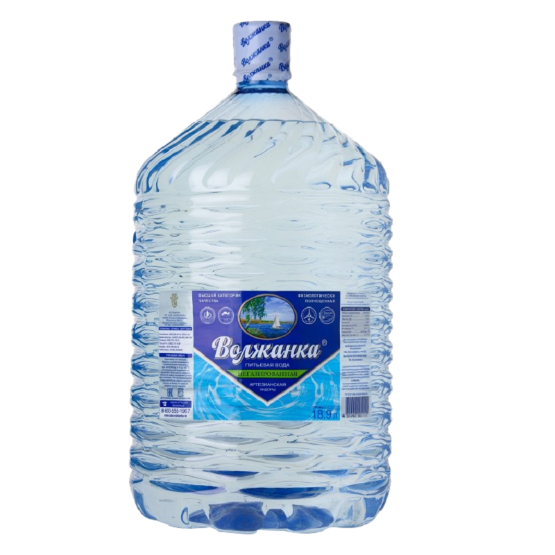 Сколько стоит литровые бутылки. Вода Волжанка питьевая высшей категории негазированная, 5л. Волжанка вода питьевая негазированная 0,5л.. Вода питьевая Волжанка 18,9л. Вода Волжанка 19л.