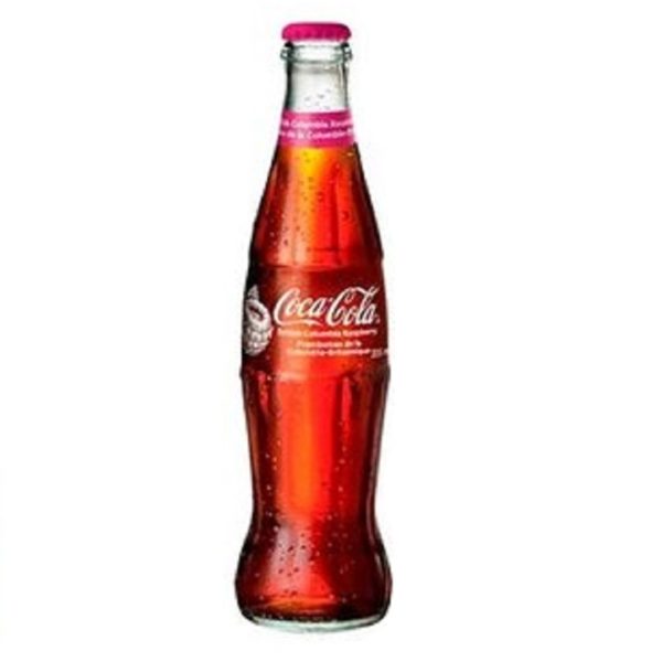 Coca-Cola British Columbia Raspberry (Кока-Кола Малина Британская Колумбия) 0,355 л. стекло (24 шт./уп.) США