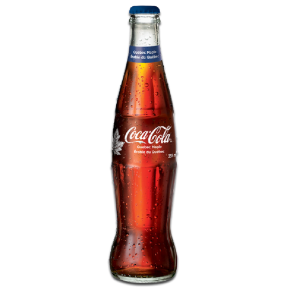 Coca-Cola Quebec Maple (Кока-Кола Квебек кленовый сироп) 0,355 л. стекло (24 шт./уп.) США