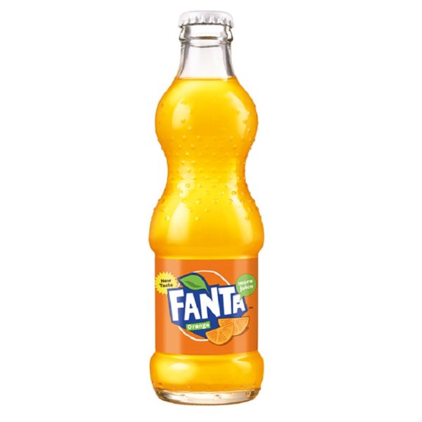 Fanta Orange (Фанта Апельсин с витамином С) 0,25 л. Стекло (24 шт./уп.) Казахстан