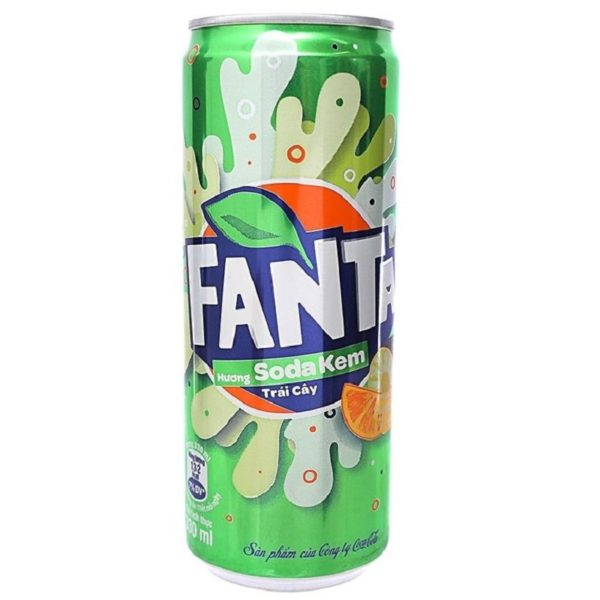 Fanta Cream Soda (Фанта Крем Сода) 0,32 л. Банка (24 шт./уп.) Вьетнам