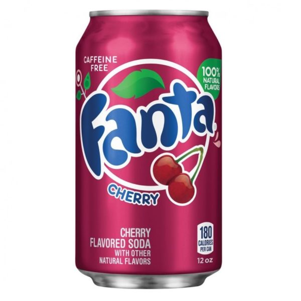 Fanta Cherry (Фанта Вишня) 0,355 л. Банка (12 шт./уп.) США