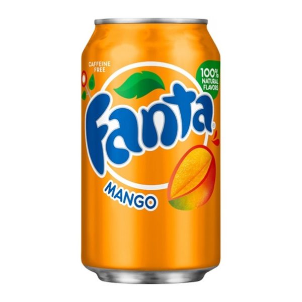 Fanta Mango (Фанта Манго) 0,355 л. Банка (12 шт./уп.) США