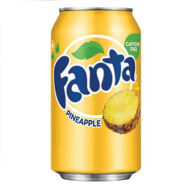Fanta Pineapple (Фанта Ананас) 0,355 л. Банка (12 шт./уп.) США