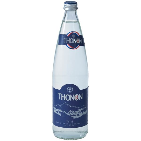Минеральная вода без газа Thonon, Тонон 0,75 л. Стекло (12 шт./уп.)