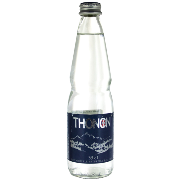 Минеральная вода без газа Thonon, Тонон 0,33 л. Стекло (24 шт./уп.)