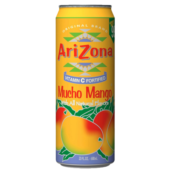 Холодный чай Arizona Mucho Mango (Аризона Манго) 0,68 л. Банка (24 шт./уп.)