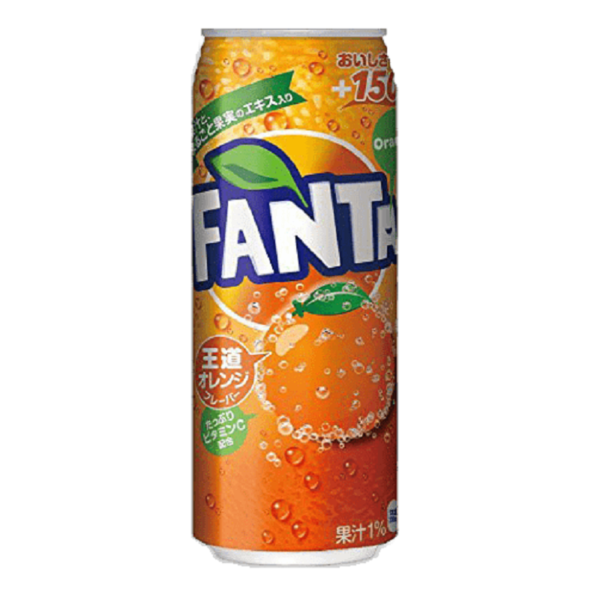 Fanta Orange (Фанта Апельсин) 0,5 л. Банка (24 шт./уп.) Япония