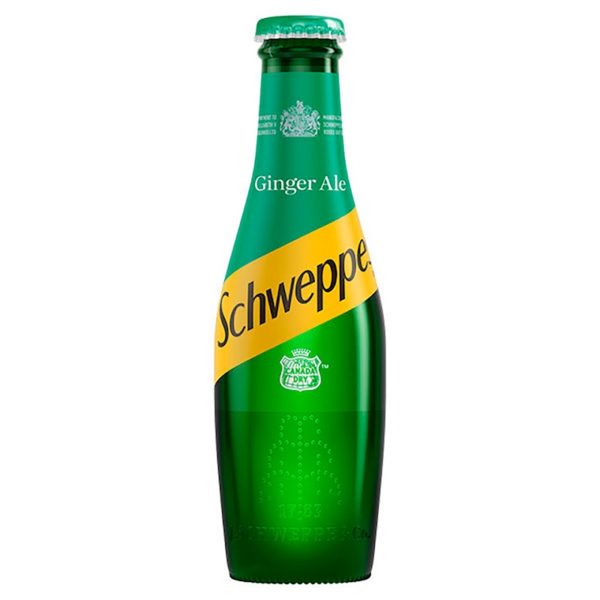Schweppes Ginger Ale (Canada Dry) (Швепс Джинджер Эль Канада Драй) 0,2 л. Стекло (24 шт./уп.) Великобритания