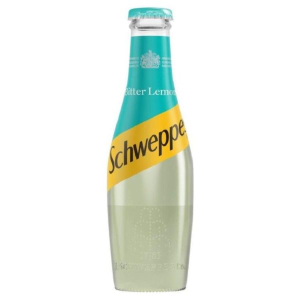 Schweppes Bitter Lemon (Швепс Биттер Лимон) 0,2 л. Стекло (24 шт./уп.) Великобритания