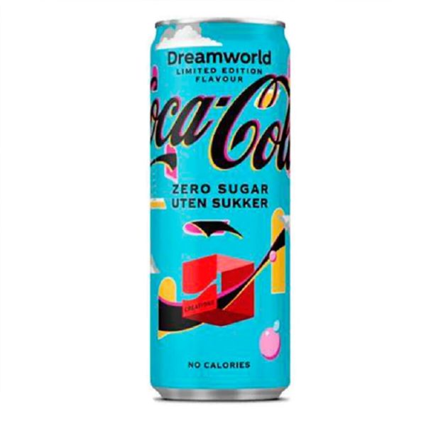 Coca-Cola Dreamworld no Sugar (Кока-Кола Дримворлд без сахара) 0,25 л. банка (12 шт./уп.) Румыния