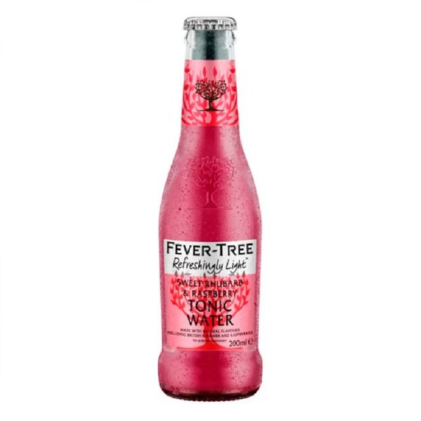 Тоник Fever-Tree Rhubarb & Raspberry Tonic, (Фэвер-Три Ревень и Малина) 0,2 л. Стекло (24 шт./уп.)
