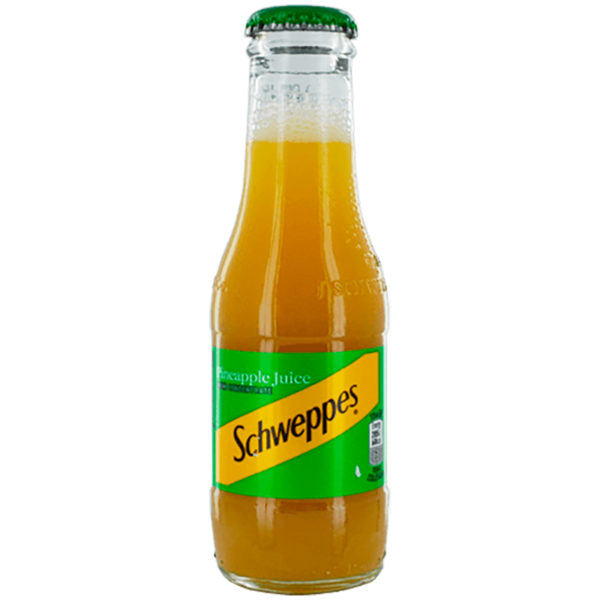 Schweppes Pineapple Juice (Швепс Ананас) 0,2 л. Стекло (24 шт./уп.) Великобритания