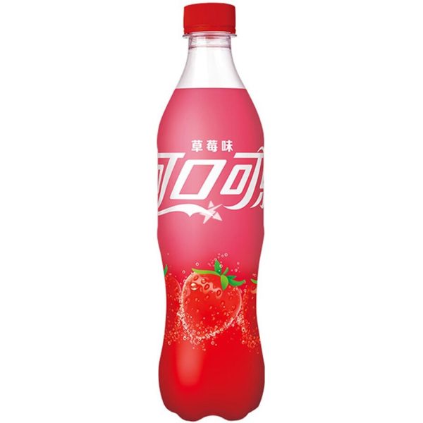 Coca-Cola Strawberry (Кока-Кола Клубника) 0,5 л. ПЭТ (12 шт./уп.) Китай